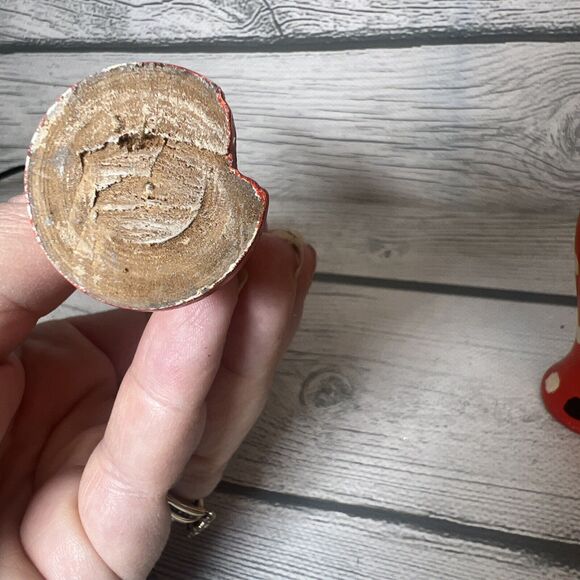 Vintage Creative INDIA Indian Girl - Japanese Wooden Wood KOKESHI Doll - Picture 7 of 9